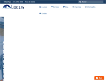 Tablet Screenshot of locusbc.com.br